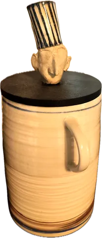 Dose mit Kopf